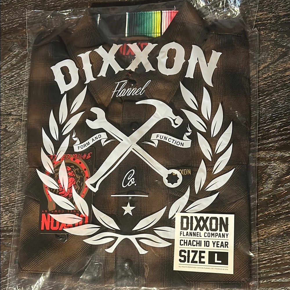Dixxon Men's Brown Flannel Chachi 10 year